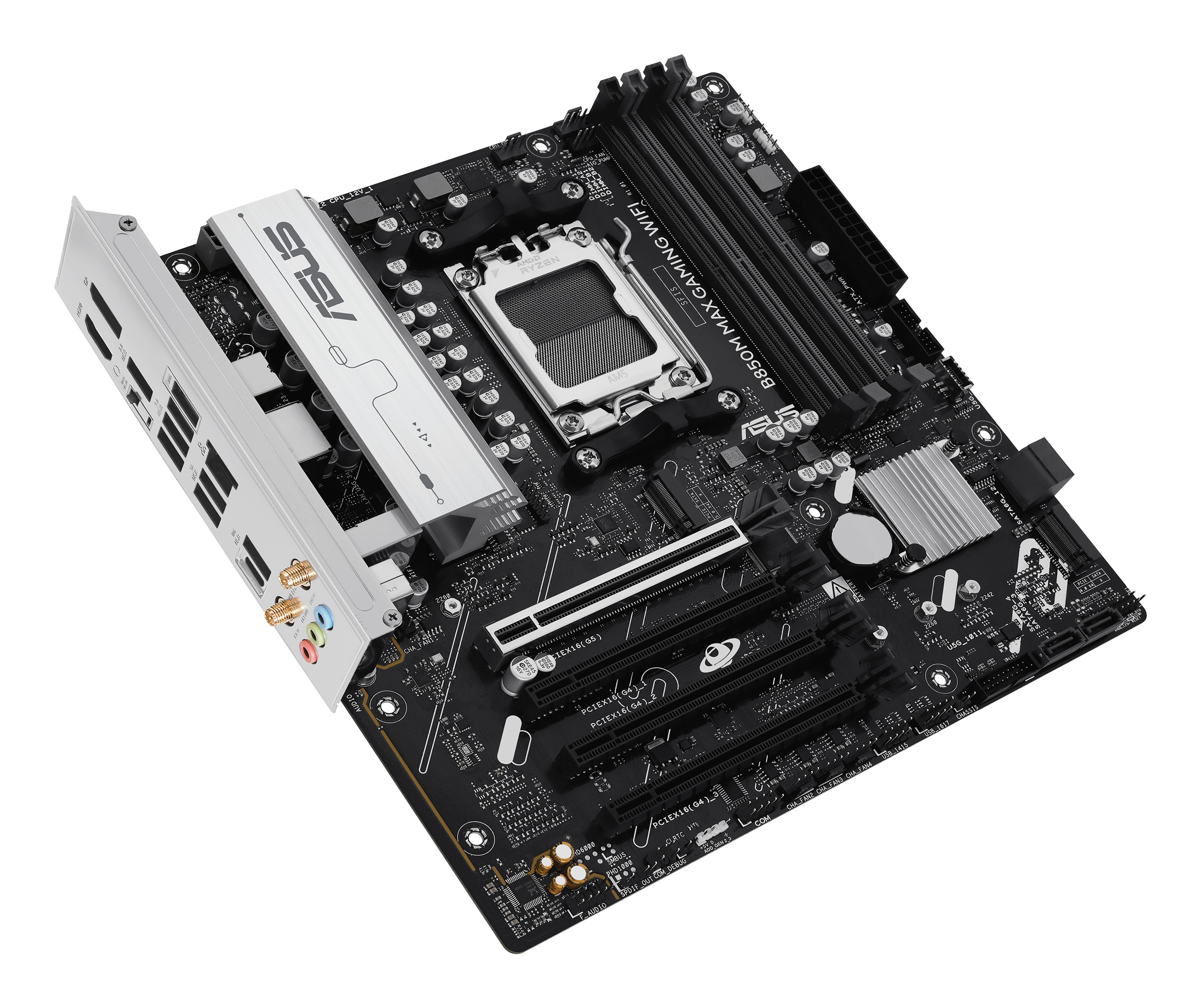 ASUS B850M MAX GAMING WIFI AMD B850 Socket AM5 micro ATX - Afbeelding 6