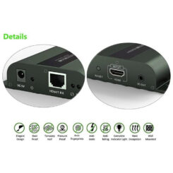 Techly IDATA EXTIP-383RV4 audio/video extender AV-receiver Zwart - Afbeelding 5
