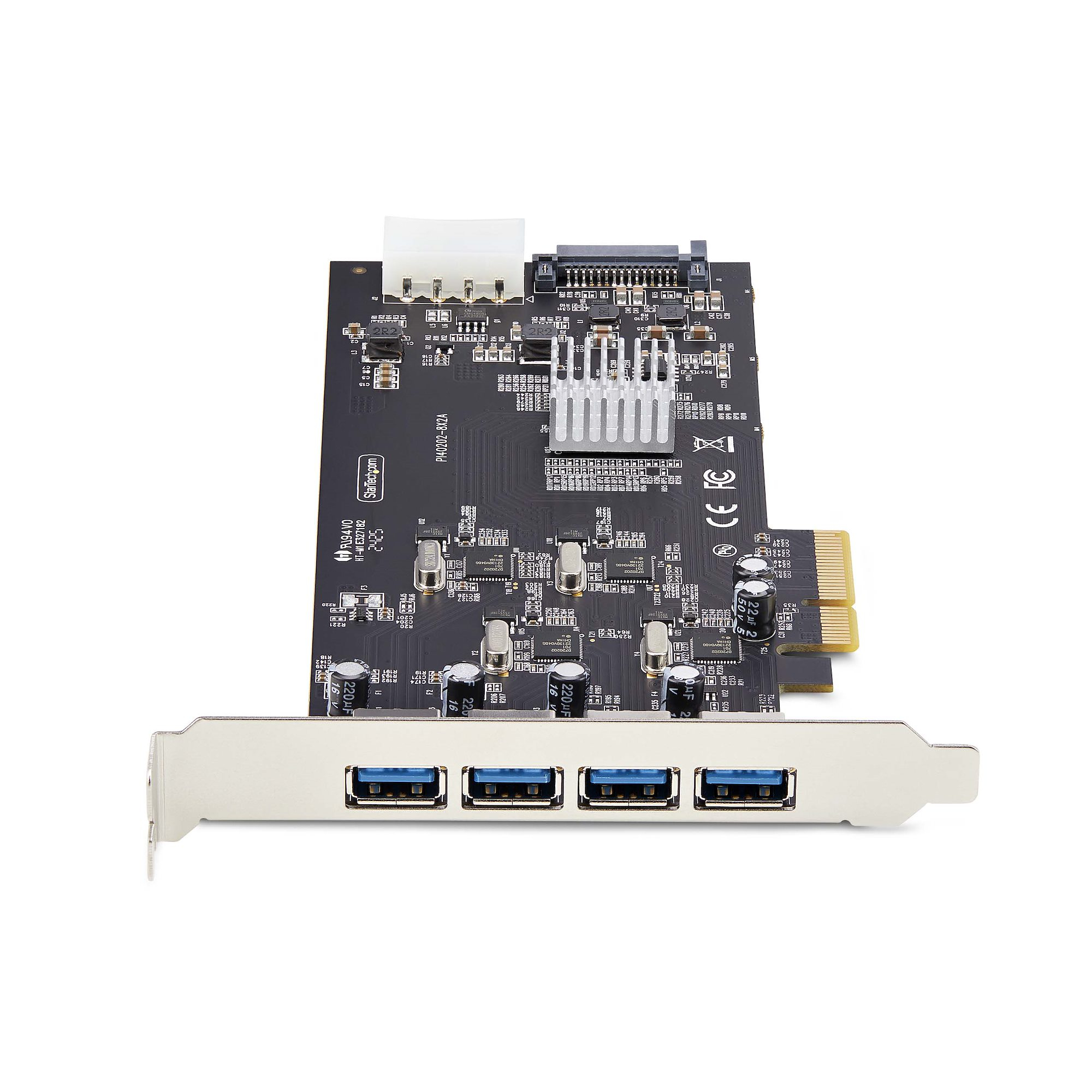 StarTech.com 4-Port USB PCIe Kaart, USB 3.2 5Gbps, PCI Express Uitbreidingskaart met 4x Onafhankelijke USB Controllers, 4x USB-A Poorten, Windows/macOS/Linux - Afbeelding 4
