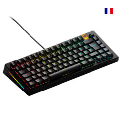 Glorious Gaming GMMK 3 HE 75% Prebuilt toetsenbord Gamen USB AZERTY Frans Zwart