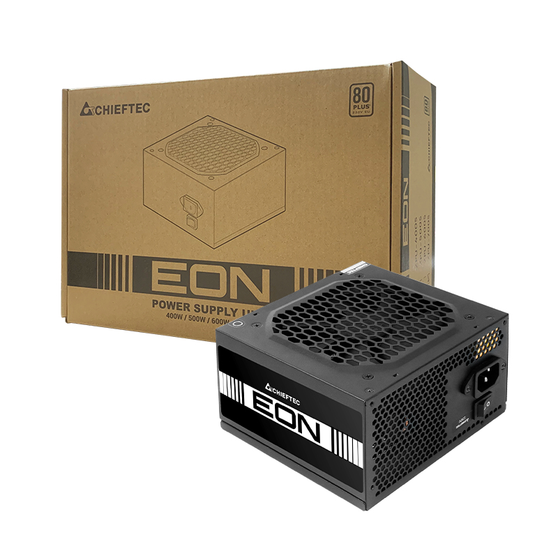 Chieftec EON power supply unit 600 W 20+4 pin ATX ATX Zwart - Afbeelding 8