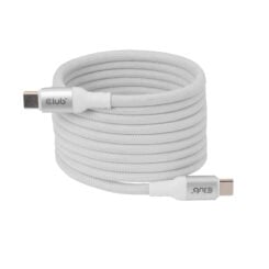 CLUB3D CLUB 3D USB-C Magnetic-Coil kabel Wit - Afbeelding 2