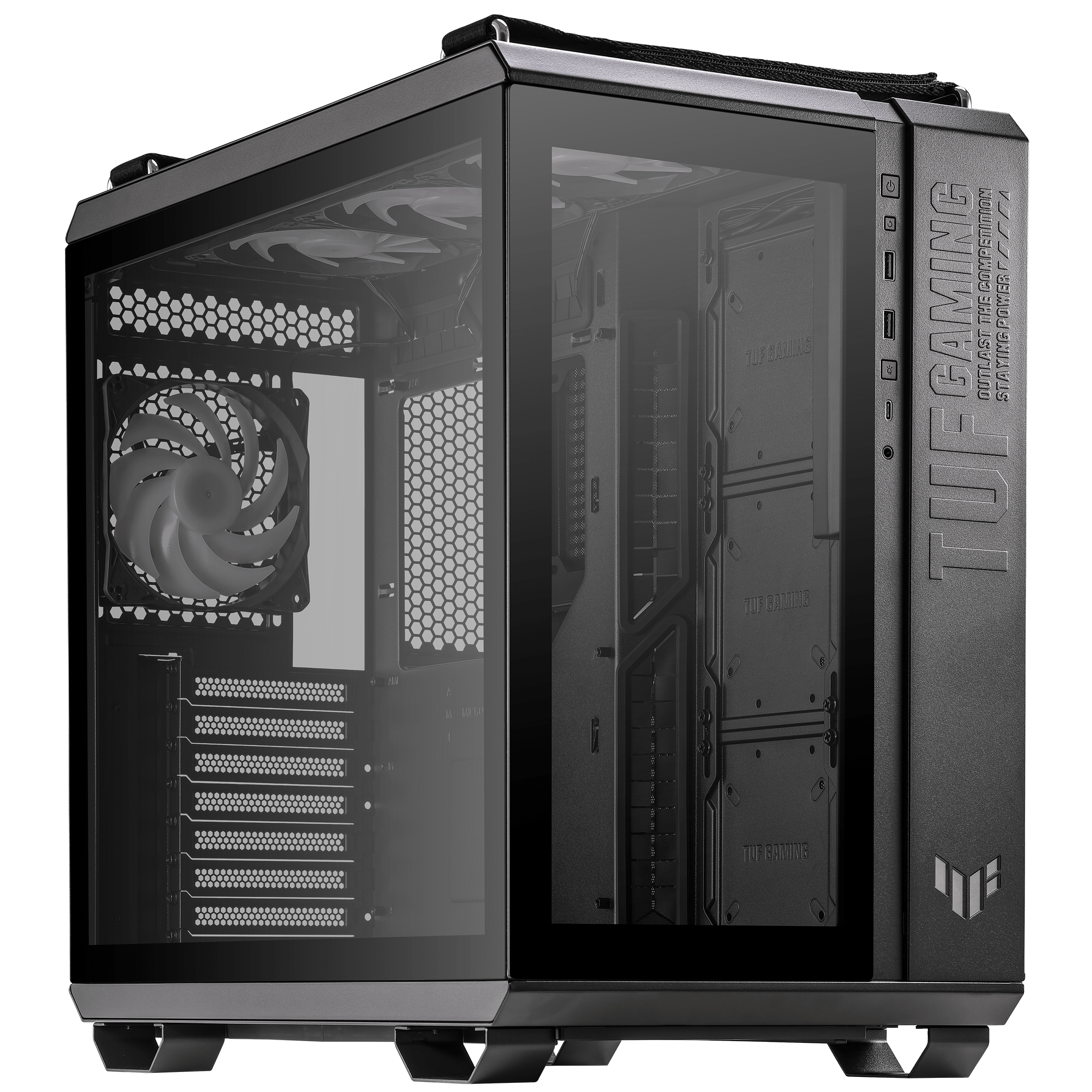 ASUS TUF Gaming GT502 PLUS Midi Tower Zwart - Afbeelding 4