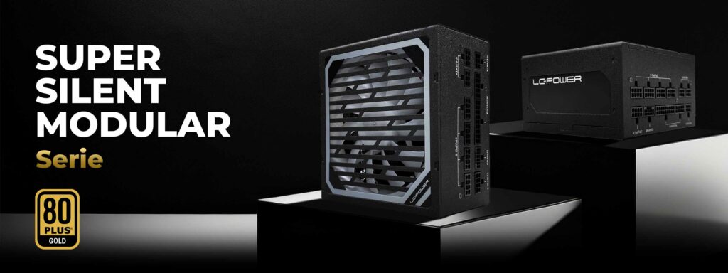 LC-Power voeding 850W LC6850M modulair V3.0 (80+Gold)