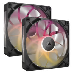 CORSAIR RX RGB MAX Series iCUE LINK RX140 RGB MAX 140mm RGB Fan Dual Fan Kit