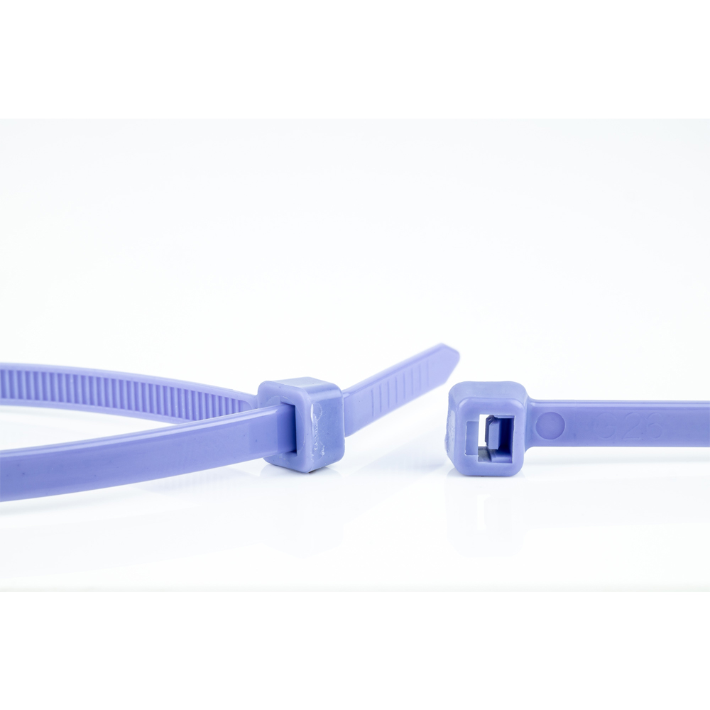 WKK Kunststoffkabelbinder Violett 300x3,6mm 100 St.