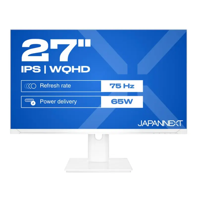 JAPANNEXT 68,5cm JN-IPS270WQHD75F-C65W-HSP-W  HDMI/DP   WQHD