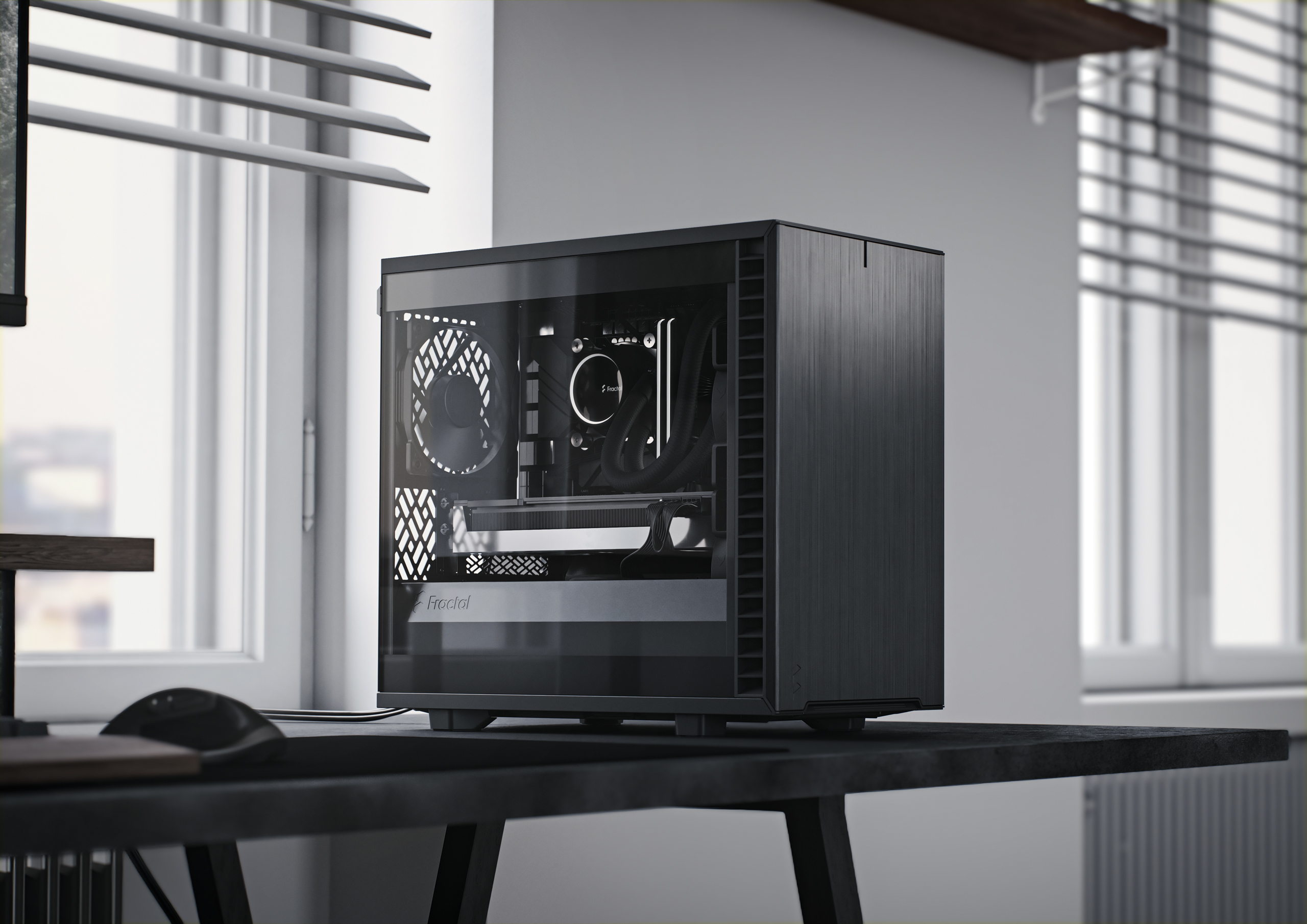 FRACTAL DESIGN Behuizing DEFINE 7 Nano (zwart-TG-Light-Tint)