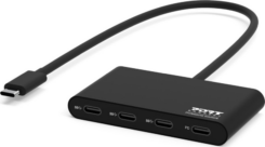Port USB HUB TYPE C,3x USB C, 1x Type C PD 100W