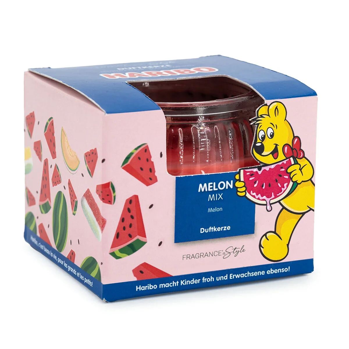Duftkerze im Geschenkkarton Haribo Melon Mix - 85g