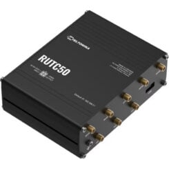 Upgraded version of RUTC50 with expanded flash and RAM memory eSIM and TPM chip.