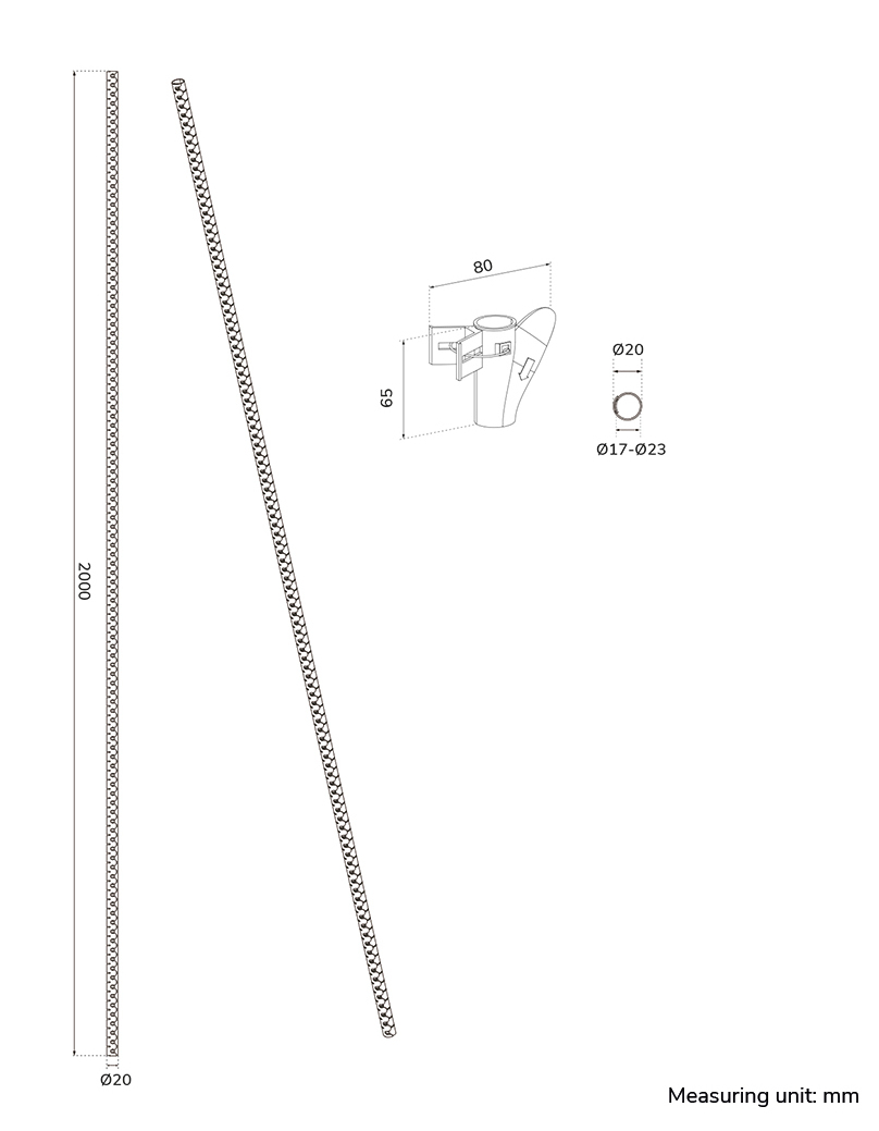 Neomounts ADS06-141BL Kabelspiraal - voor 1-4 kabels - universeel - Afbeelding 10