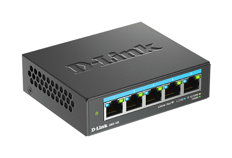 D-Link 5-poorts 2,5G Multi-Gigabit Desktop Switch - Afbeelding 3