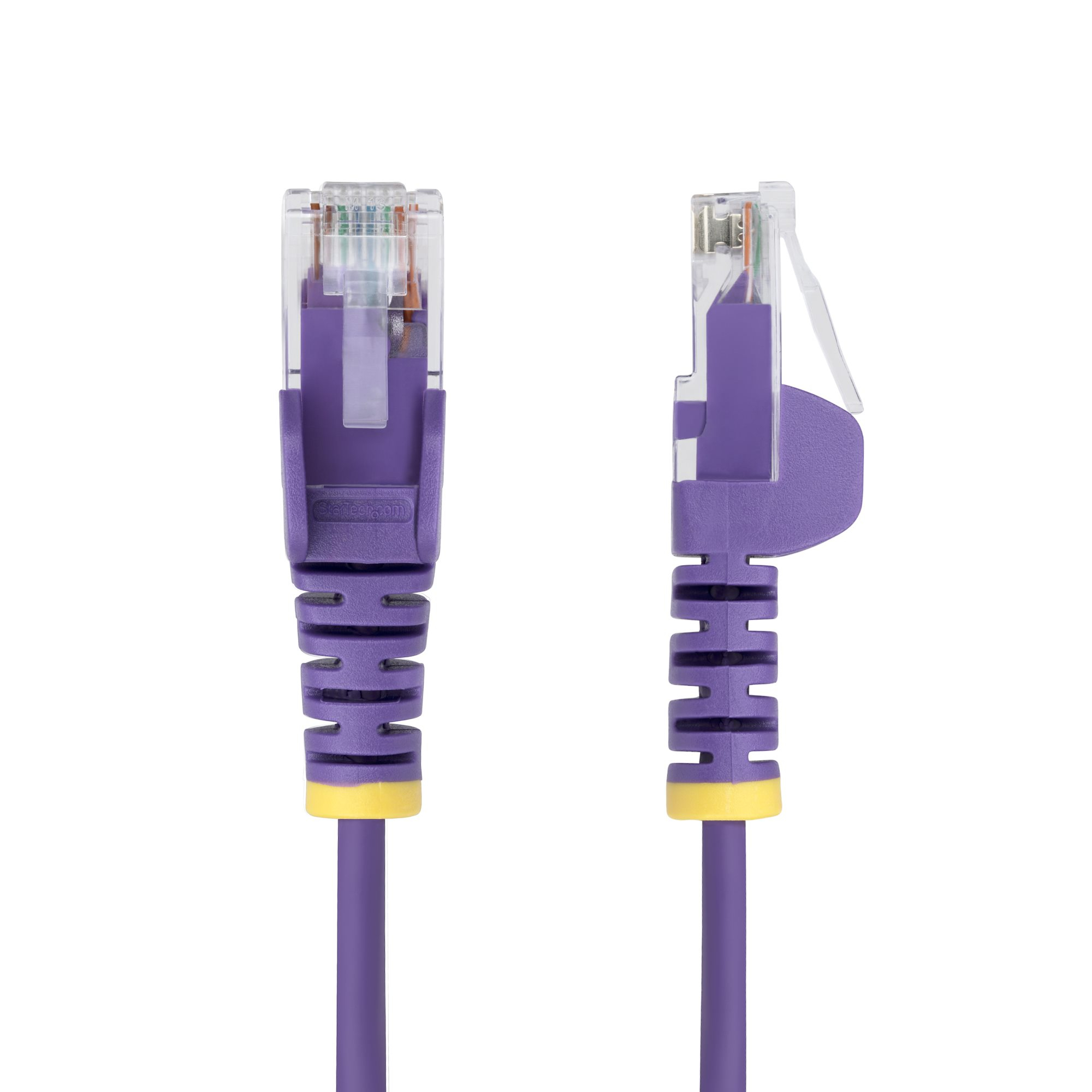StarTech.com 2,5m Dunne CAT6 Ethernet Kabel, Paars, Snagless, 100W PoE, UTP, LSZH, 28AWG Pure Koperdraad, Slim RJ45 Netwerk Patchkabel met Trekontlasting, Fluke Getest - Afbeelding 3