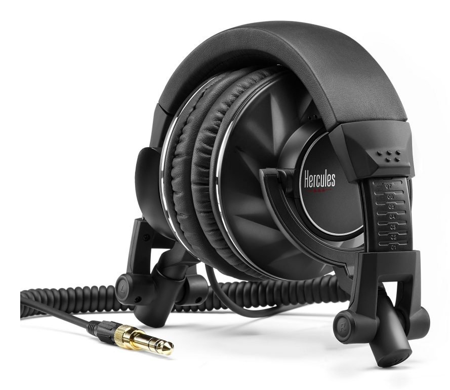 Hercules HDP DJ60 Hoofdtelefoons Bedraad Hoofdband Muziek Zwart - Afbeelding 4