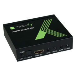 Techly IDATA HDMI-EA74K audio-omzetter Zwart - Afbeelding 2