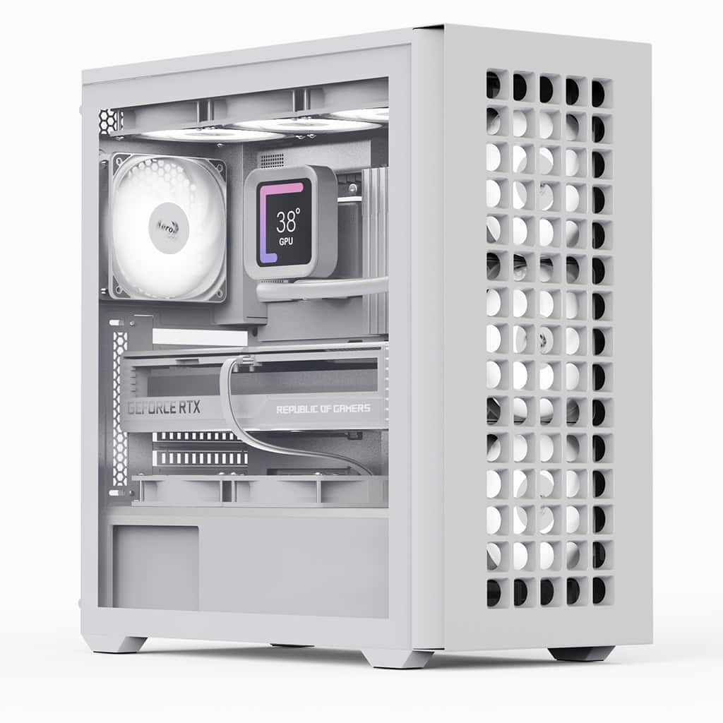 Aerocool D502A Midi Tower Wit
