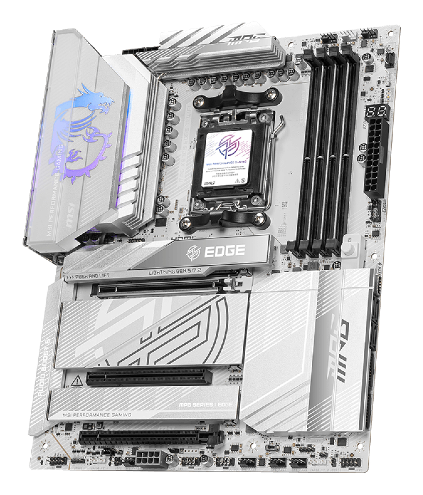 MSI MPG X870E EDGE TI WIFI moederbord AMD X870E Socket AM5 ATX - Afbeelding 4