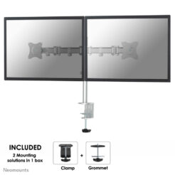 Neomounts NM-D135DSILVER Monitorarm 10-27" - Afbeelding 2