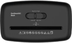 HP OneShred 8CC papiervernietiger Deeltjesversnippering 68 dB 22 cm Zwart - Afbeelding 6
