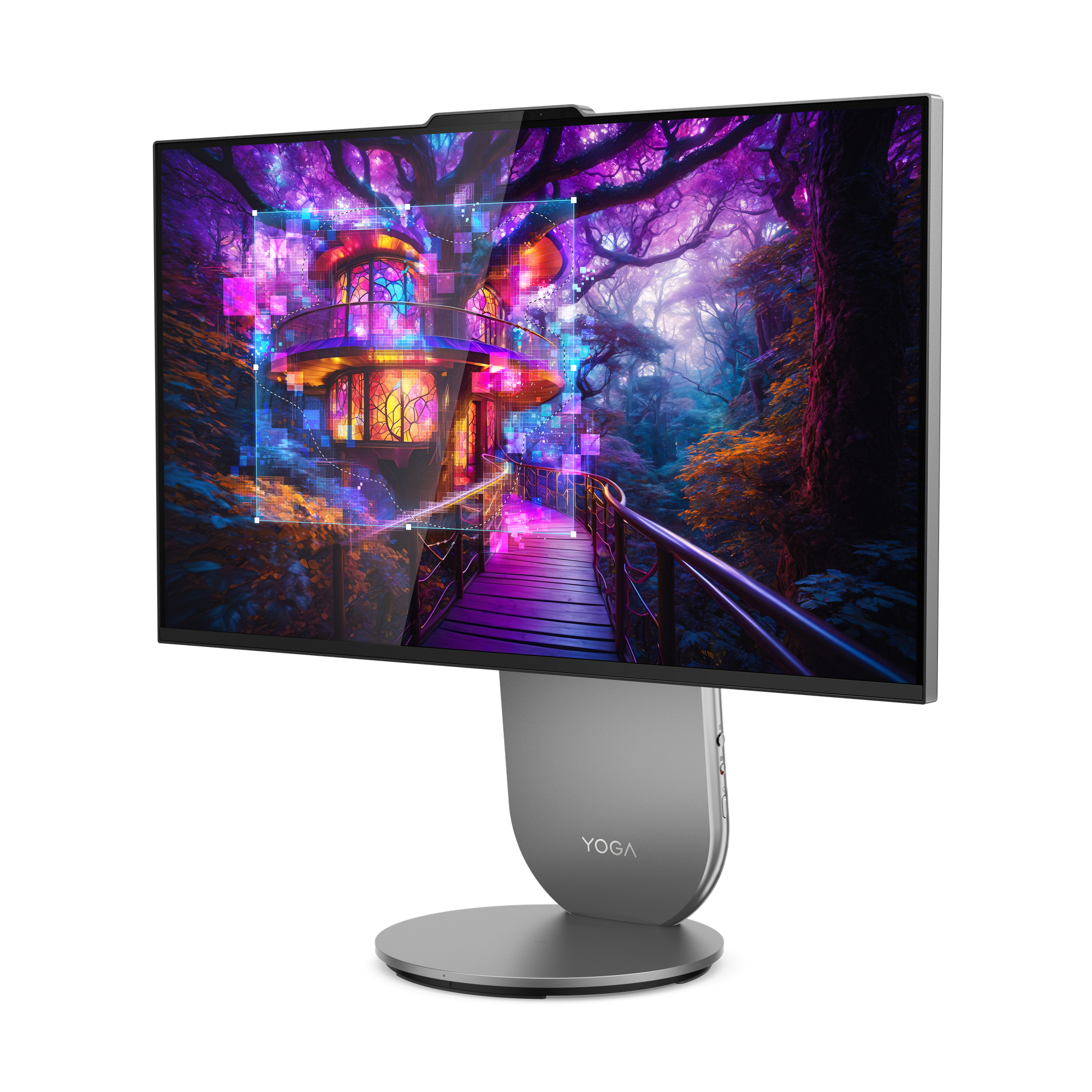 Lenovo Yoga AIO 27IAH10 Intel Core Ultra 7 255H 68,6 cm (27") 2560 x 1440 Pixels Alles-in-één-pc 16 GB LPDDR5x-SDRAM 1 TB SSD Windows 11 Home Wi-Fi 7 (802.11be) Grijs - Afbeelding 14