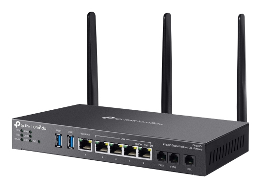 TP-Link Omada AX3000 draadloze router Gigabit Ethernet Dual-band (2.4 GHz / 5 GHz) Zwart - Afbeelding 4