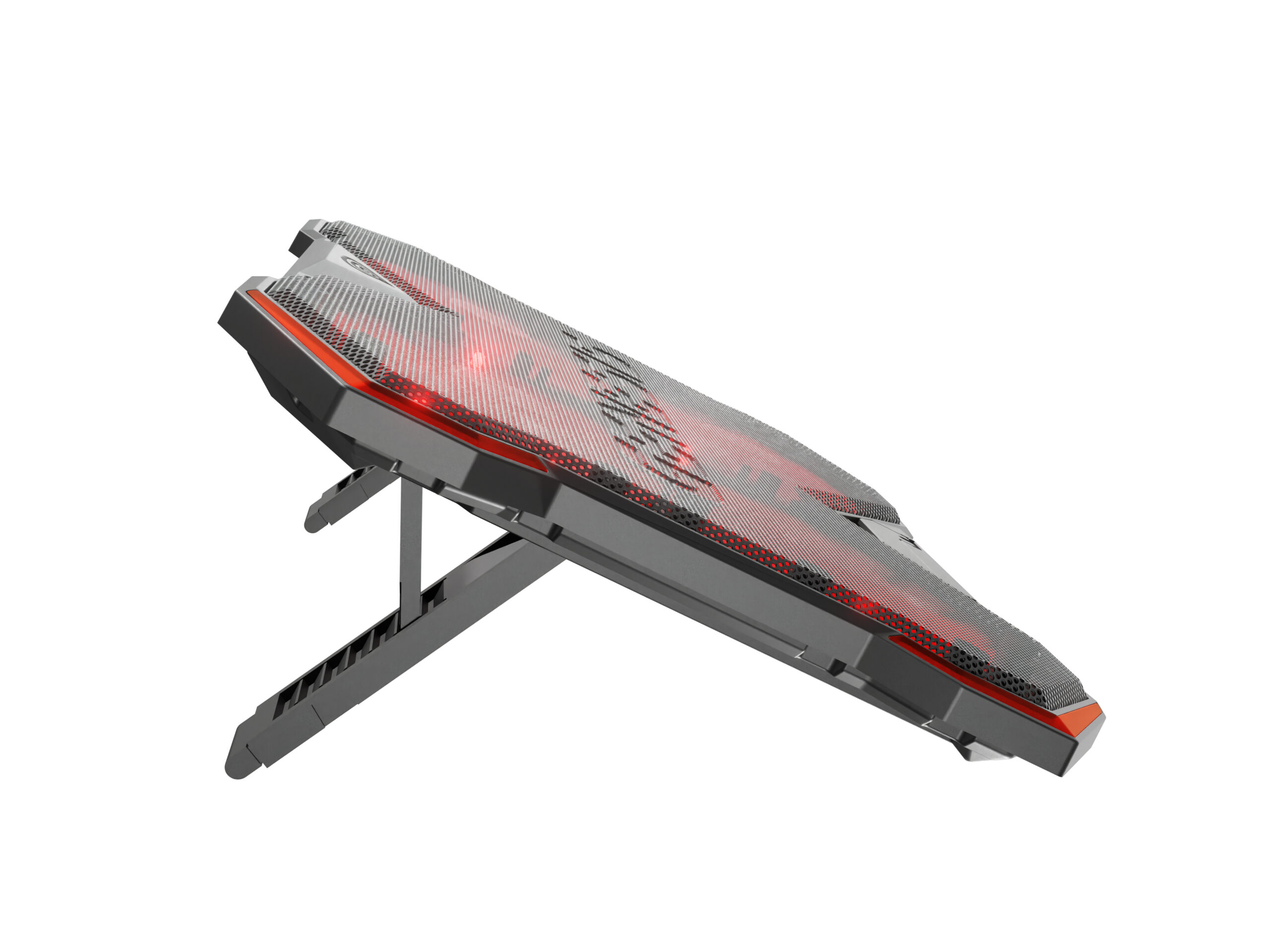 GENESIS Oxid 260 laptop cooling pad 43,9 cm (17.3") 1010 RPM Zwart, Rood - Afbeelding 7