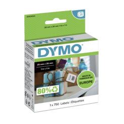 DYMO originele kleine LabelWriter multifunctionele labels | 25 mm x 25 mm | 750 zelfklevende etiketten | voor de LabelWriter labelprinters - Afbeelding 3