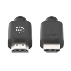 Manhattan HDMI kabel 4K@60Hz met Ethernet, 1,5 m, geschikt voor ALLE 4K en 1080p/HD toepassingen - upgrade nu of zorg dat het klaarstaat voor wanneer je het nodig hebt, mannelijk naar mannelijk, zwart, levenslange garantie - Afbeelding 5