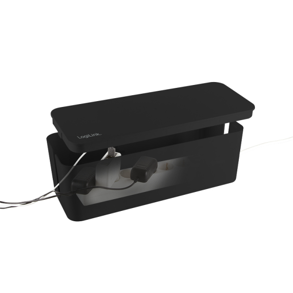 LogiLink KAB0077 kabelbeheersysteem Universeel Kabeldoos Zwart 3 stuk(s) - Afbeelding 3