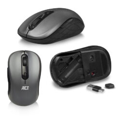 ACT Draadloze set met toetsenbord en muis, USB-C/USB-A ontvanger (Qwerty/US layout) - Afbeelding 4