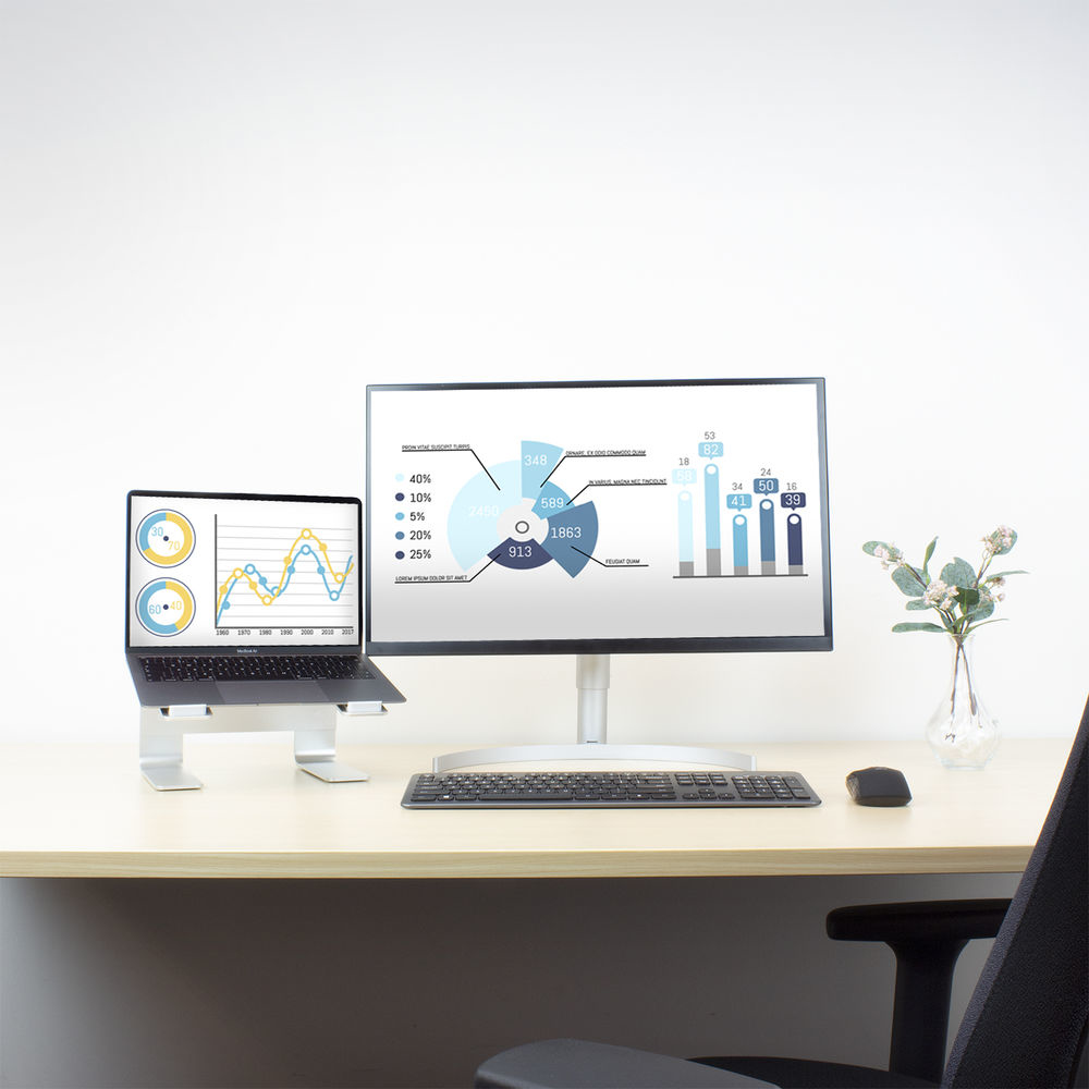 ACT Laptopstandaard aluminium - Afbeelding 8