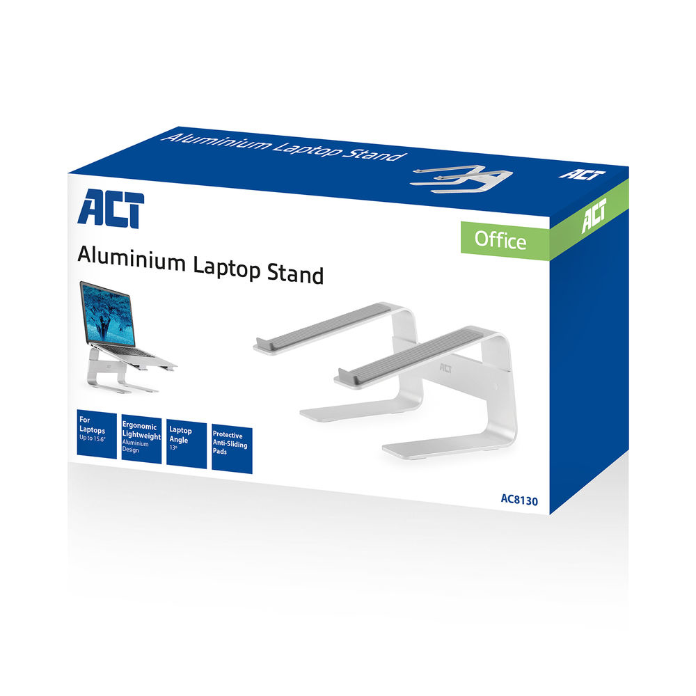 ACT Laptopstandaard aluminium - Afbeelding 7