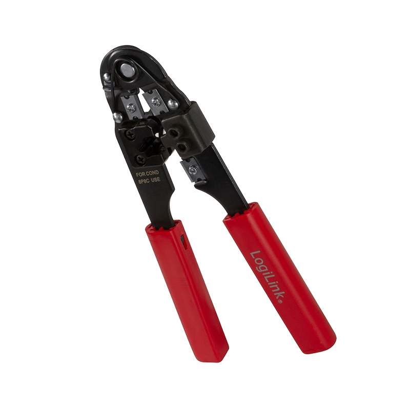 LogiLink WZ0004 kabel krimper Krimptang Zwart, Rood - Afbeelding 6