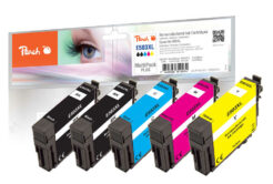 Peach PI200-971 inktcartridge 5 stuk(s) Compatibel Hoog (XL) rendement Zwart, Cyaan, Magenta, Geel
