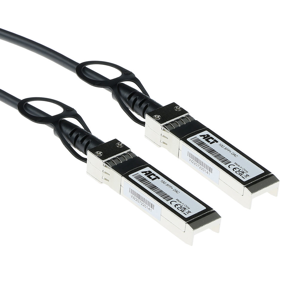 ACT 3 m SFP+ - SFP+ Passive DAC Twinax cable gecodeerd voor Juniper (SFP-10GE-DAC-3M)
