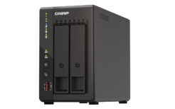 QNAP TS-253E NAS Tower Intel® Celeron® J6412 8 GB 0 TB QNAP QTS Zwart
