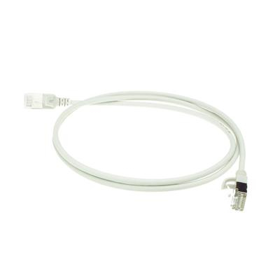 ACT Grijze 10 meter LSZH U/FTP CAT6A datacenter slimline patchkabel snagless met RJ45 connectoren - Afbeelding 3