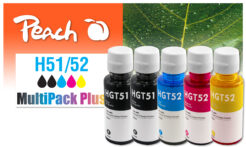 Peach 321285 inktcartridge 5 stuk(s) Compatibel Normaal rendement Zwart, Cyaan, Magenta, Geel - Afbeelding 2