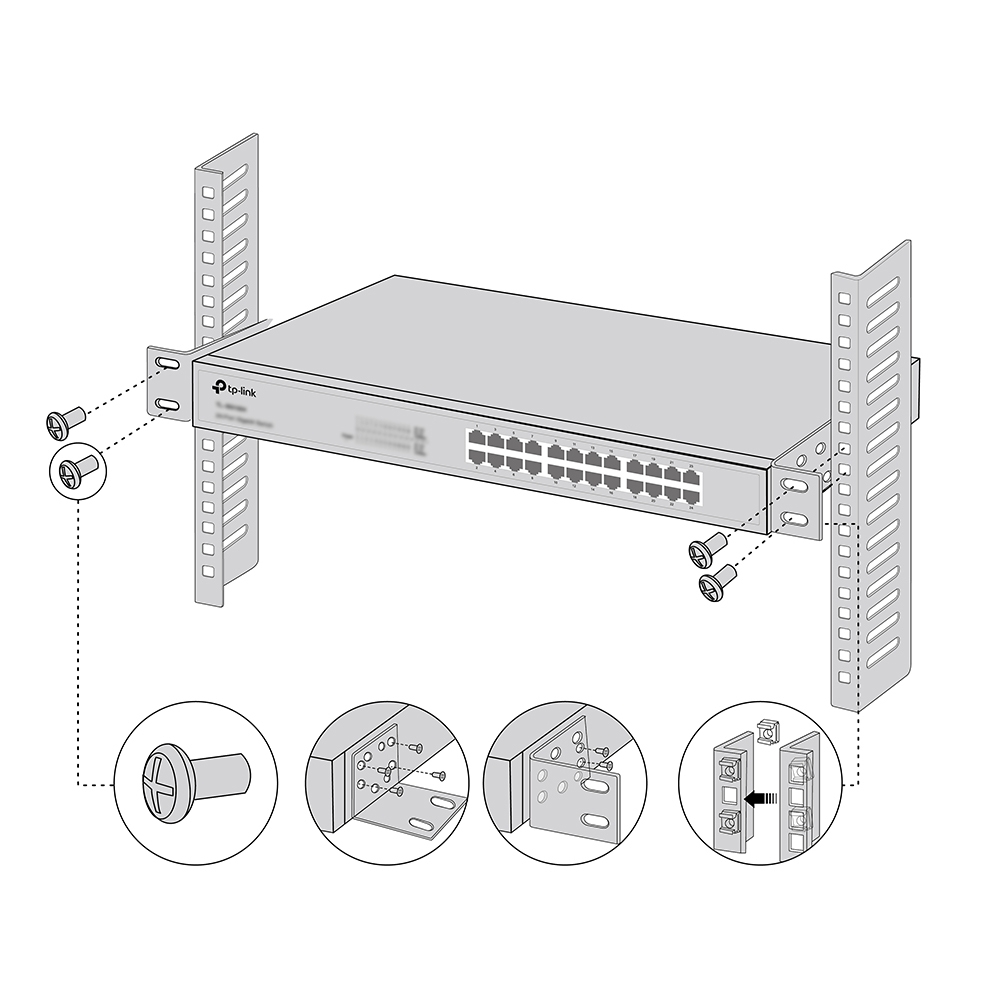 TP-Link Omada RackMount Kit-13 Montageset - Afbeelding 4
