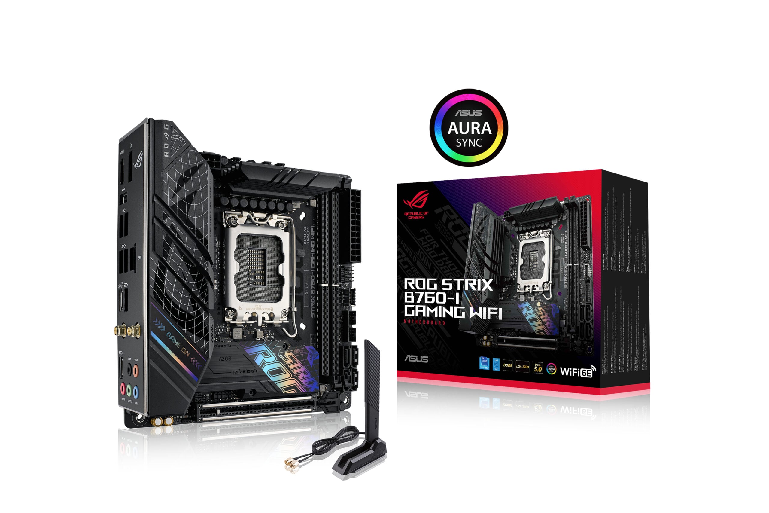 ASUS ROG STRIX B760-I GAMING WIFI Intel B760 LGA 1700 mini ITX - Afbeelding 4