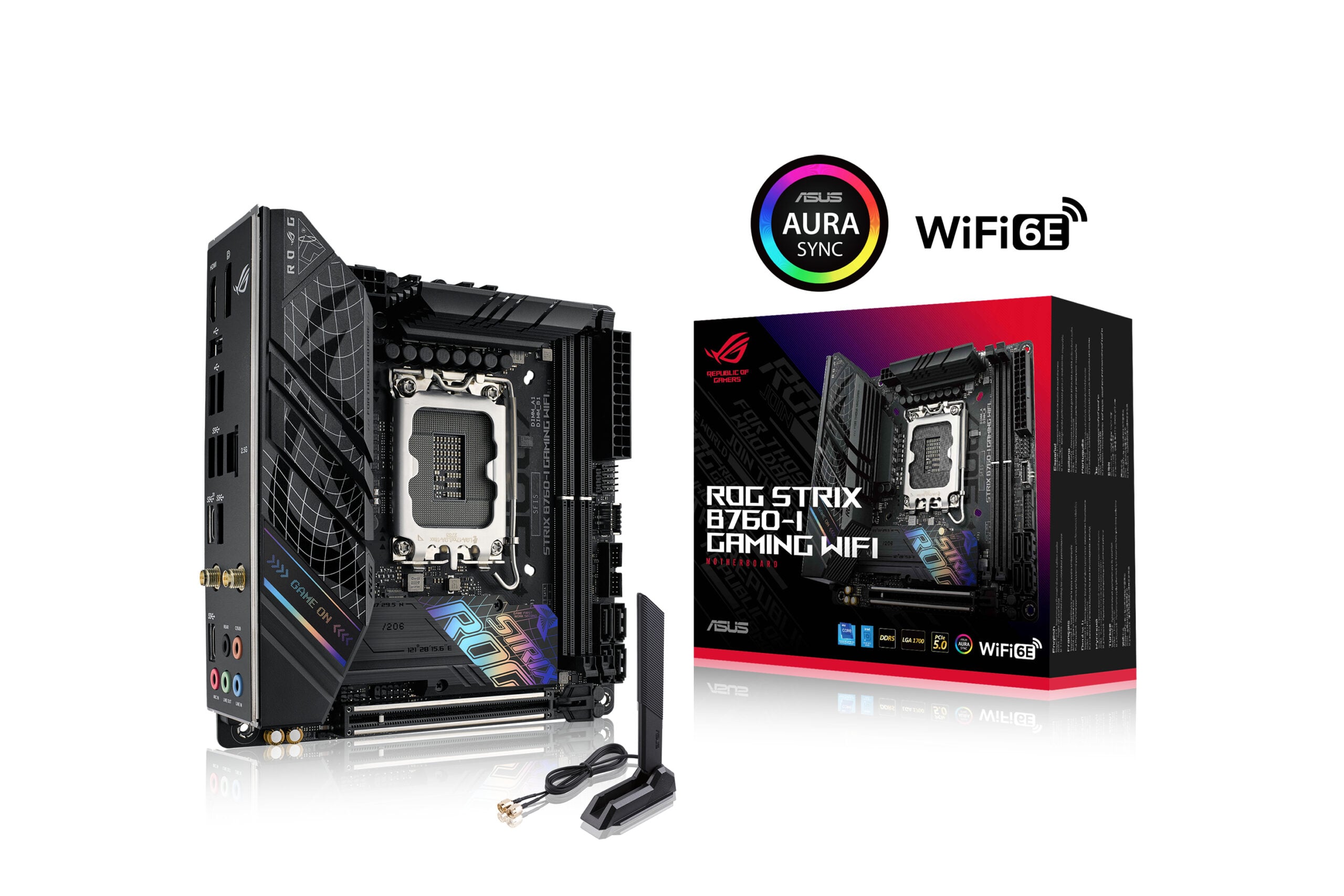 ASUS ROG STRIX B760-I GAMING WIFI Intel B760 LGA 1700 mini ITX - Afbeelding 3