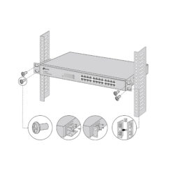 TP-Link Omada RackMount Kit-19 Montageset - Afbeelding 4