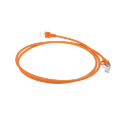 ACT Oranje 2 meter LSZH U/FTP CAT6A datacenter slimline patchkabel snagless met RJ45 connectoren - Afbeelding 3