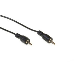 ACT 1,50 meter audio aansluitkabel 1x 3.5mm stereo jack male - 1x 3.5mm stereo jack male