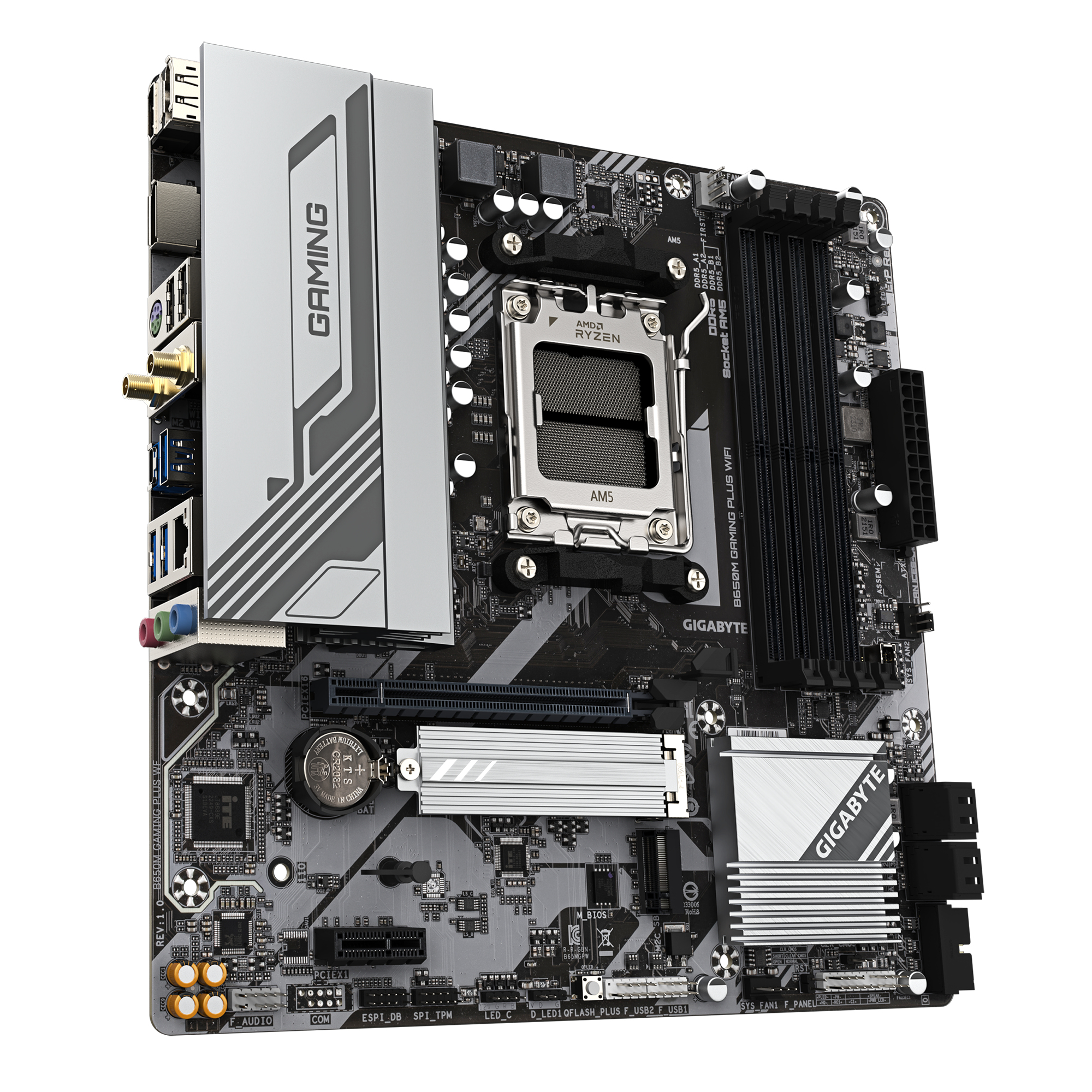 GIGABYTE B650M GAMING PLUS WIFI AMD B650 Socket AM5 micro ATX - Afbeelding 4