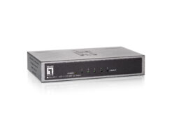 LevelOne FEU-0511 netwerk-switch Fast Ethernet (10/100) Zwart, Grijs - Afbeelding 2
