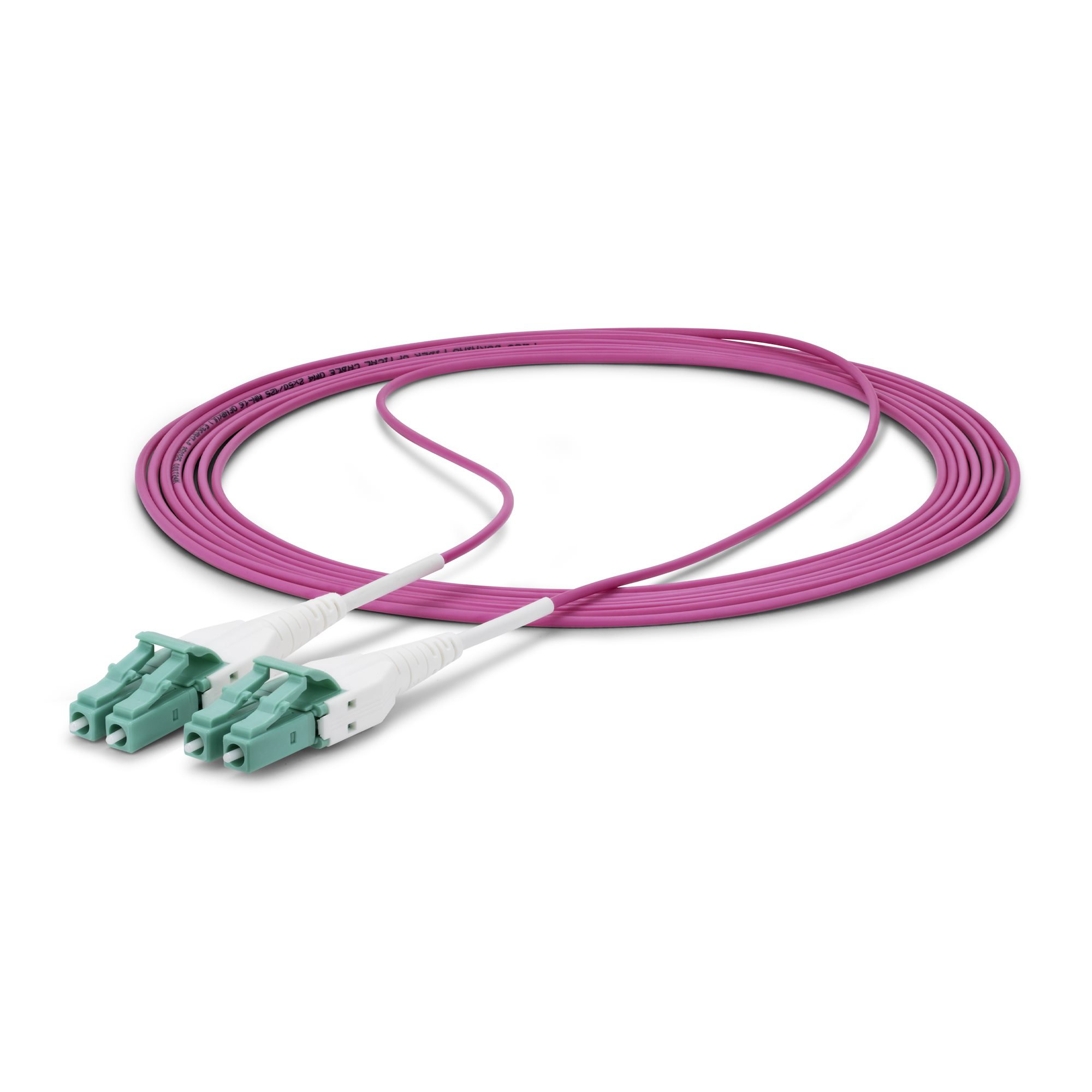 StarTech.com 2m LC naar LC (UPC) OM4 Multimode Glasvezel Netwerkkabel, Erika Violet, 50/125µm, 40G/100G, LOMMF/VCSEL, Uniboot Connector Kabel, OFNR OFNR Riser Rated - Afbeelding 6