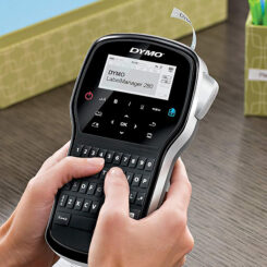 DYMO LabelManager 260-labelprinter | Oplaadbare labelmaker met QWERTY-toetsenbord | Inclusief zwart-wit D1-labeltape (12 mm) | Voor thuis en op kantoor - Afbeelding 4
