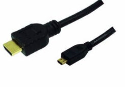 LogiLink HDMI/microHDMI, 2.0m HDMI kabel 2 m HDMI Type A (Standaard) HDMI Type D (Micro) Zwart - Afbeelding 2